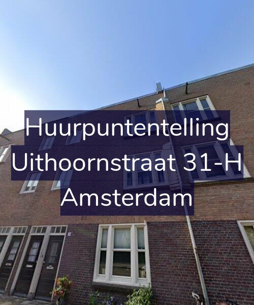 Foto gevel Huurpuntentelling voor Uithoornstraat 31-H, Amsterdam