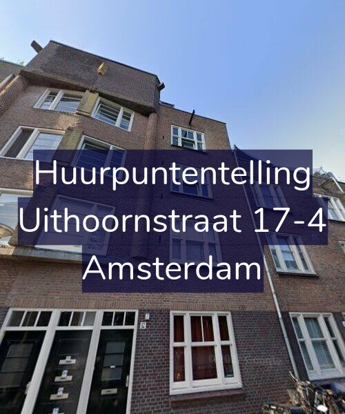 Foto gevel Huurpuntentelling voor Uithoornstraat 17-4, Amsterdam