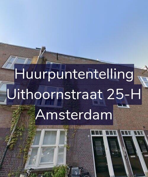 Foto gevel Huurpuntentelling voor Uithoornstraat 25-H, Amsterdam
