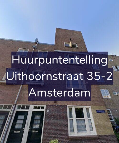 Foto gevel Huurpuntentelling voor Uithoornstraat 35-2, Amsterdam