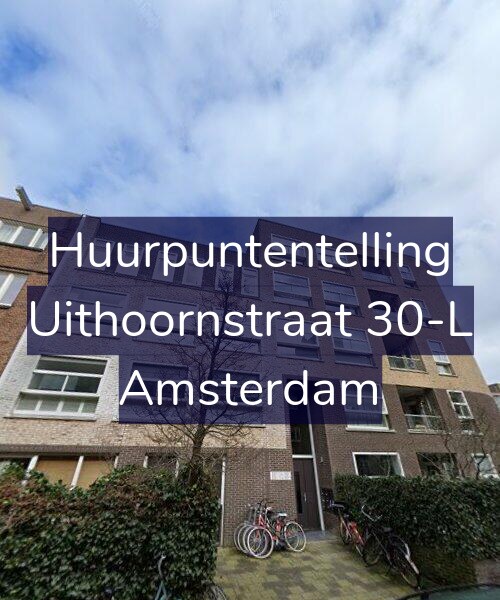 Foto gevel Huurpuntentelling voor Uithoornstraat 30-L, Amsterdam