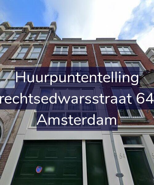Foto gevel Huurpuntentelling voor Utrechtsedwarsstraat 64-A, Amsterdam