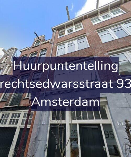 Foto gevel Huurpuntentelling voor Utrechtsedwarsstraat 93-3, Amsterdam
