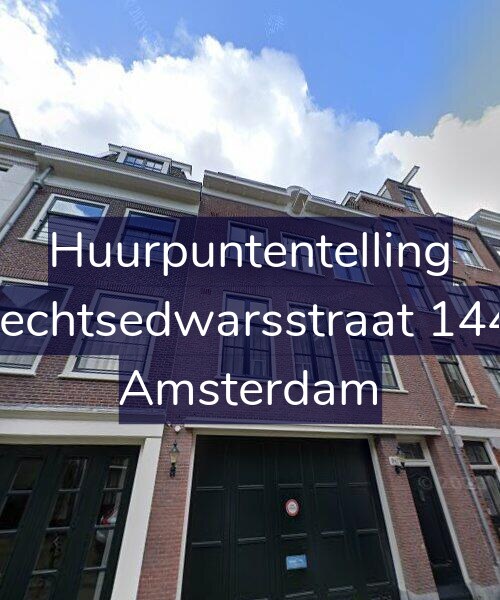 Foto gevel Huurpuntentelling voor Utrechtsedwarsstraat 144-B, Amsterdam