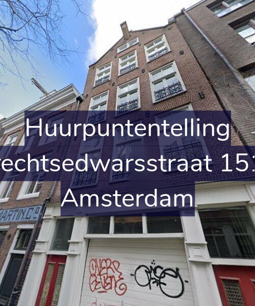 Foto gevel Huurpuntentelling voor Utrechtsedwarsstraat 151-1, Amsterdam