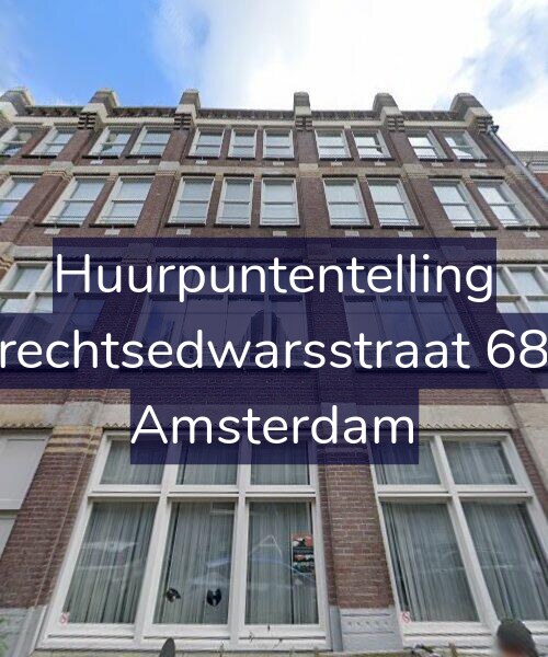 Foto gevel Huurpuntentelling voor Utrechtsedwarsstraat 68-B, Amsterdam