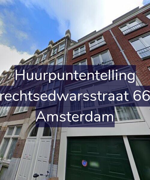 Foto gevel Huurpuntentelling voor Utrechtsedwarsstraat 66-B, Amsterdam