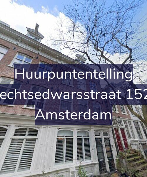 Foto gevel Huurpuntentelling voor Utrechtsedwarsstraat 152-H, Amsterdam