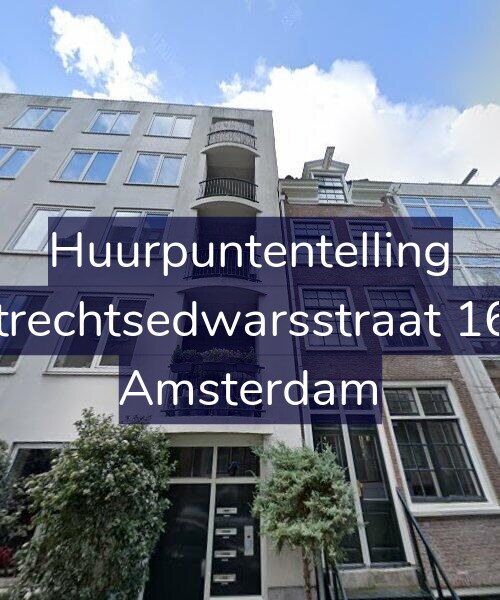 Foto gevel Huurpuntentelling voor Utrechtsedwarsstraat 168, Amsterdam