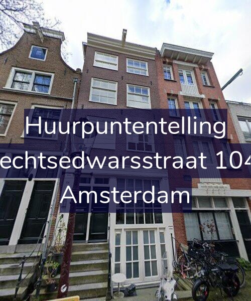 Foto gevel Huurpuntentelling voor Utrechtsedwarsstraat 104-H, Amsterdam