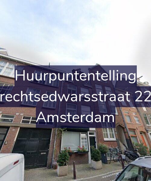 Foto gevel Huurpuntentelling voor Utrechtsedwarsstraat 22-1, Amsterdam