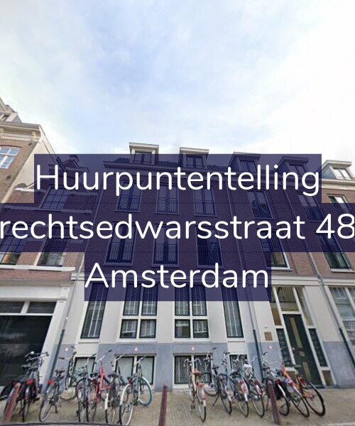 Foto gevel Huurpuntentelling voor Utrechtsedwarsstraat 48-P, Amsterdam
