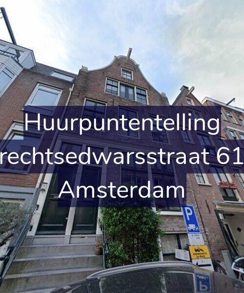 Foto gevel Huurpuntentelling voor Utrechtsedwarsstraat 61-C, Amsterdam