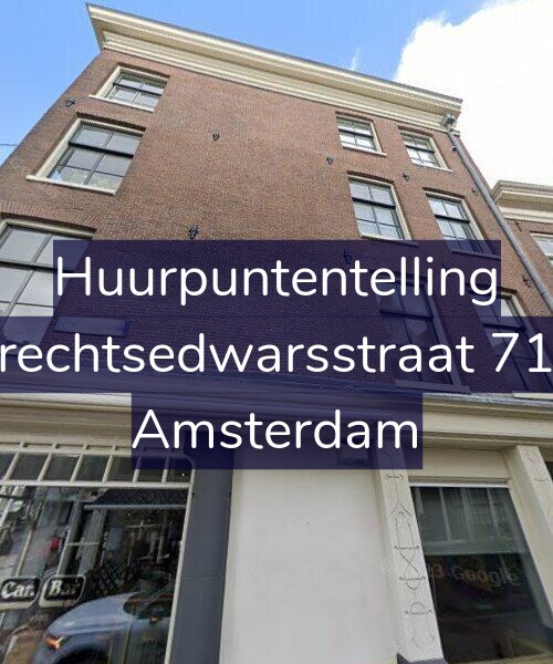 Foto gevel Huurpuntentelling voor Utrechtsedwarsstraat 71-C, Amsterdam