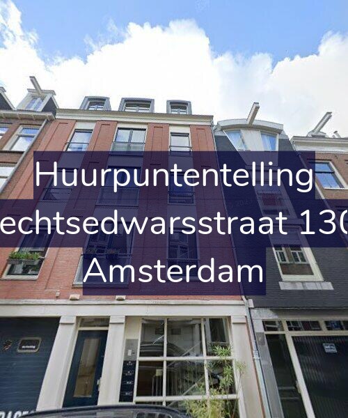 Foto gevel Huurpuntentelling voor Utrechtsedwarsstraat 130-A, Amsterdam