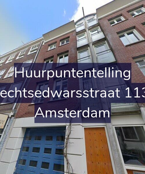 Foto gevel Huurpuntentelling voor Utrechtsedwarsstraat 113-C, Amsterdam