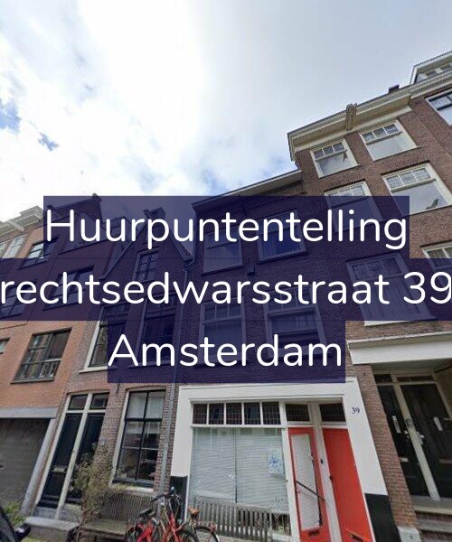 Foto gevel Huurpuntentelling voor Utrechtsedwarsstraat 39-1, Amsterdam