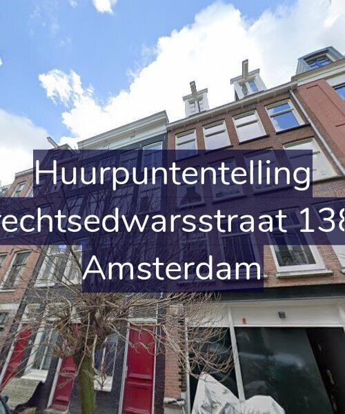 Foto gevel Huurpuntentelling voor Utrechtsedwarsstraat 138-3, Amsterdam