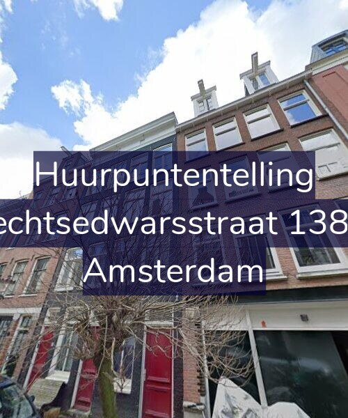 Foto gevel Huurpuntentelling voor Utrechtsedwarsstraat 138-1R, Amsterdam