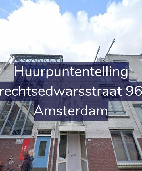 Foto gevel Huurpuntentelling voor Utrechtsedwarsstraat 96-B, Amsterdam