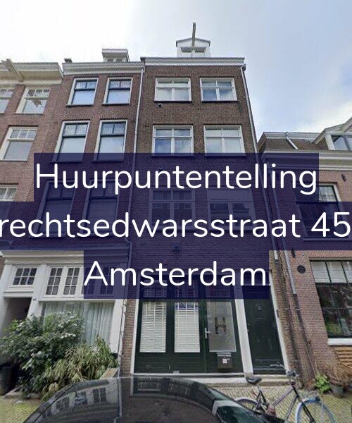 Foto gevel Huurpuntentelling voor Utrechtsedwarsstraat 45-H, Amsterdam