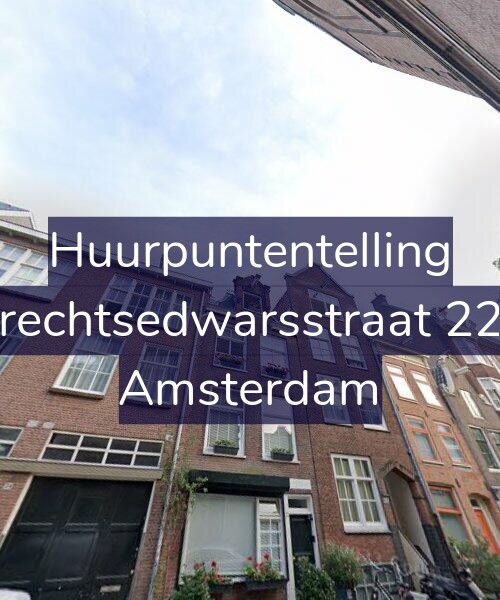 Foto gevel Huurpuntentelling voor Utrechtsedwarsstraat 22-3, Amsterdam