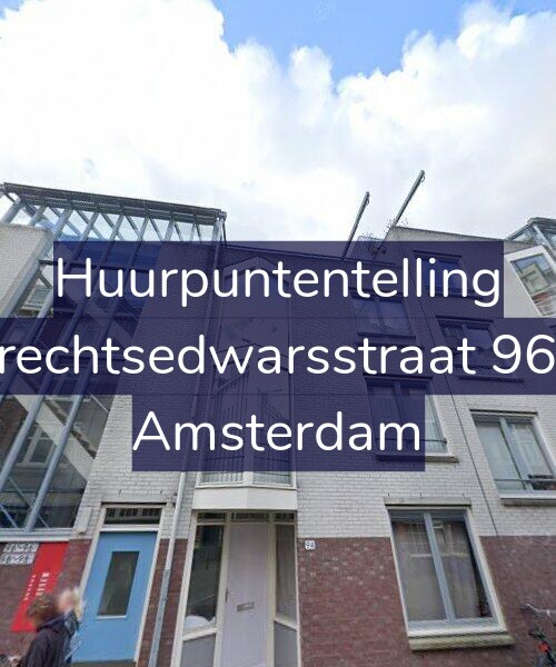 Foto gevel Huurpuntentelling voor Utrechtsedwarsstraat 96-A, Amsterdam