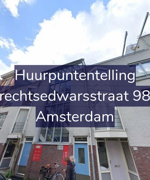 Foto gevel Huurpuntentelling voor Utrechtsedwarsstraat 98-B, Amsterdam
