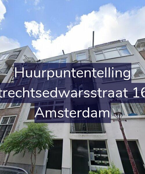 Foto gevel Huurpuntentelling voor Utrechtsedwarsstraat 162, Amsterdam