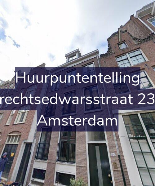 Foto gevel Huurpuntentelling voor Utrechtsedwarsstraat 23-B, Amsterdam