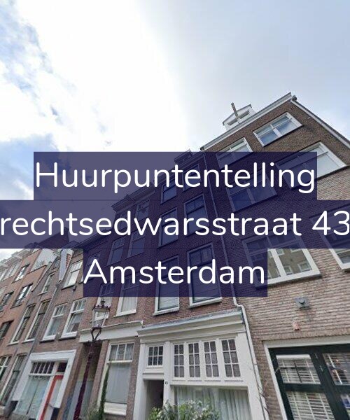 Foto gevel Huurpuntentelling voor Utrechtsedwarsstraat 43-3, Amsterdam