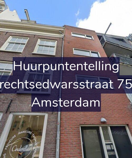 Foto gevel Huurpuntentelling voor Utrechtsedwarsstraat 75-B, Amsterdam