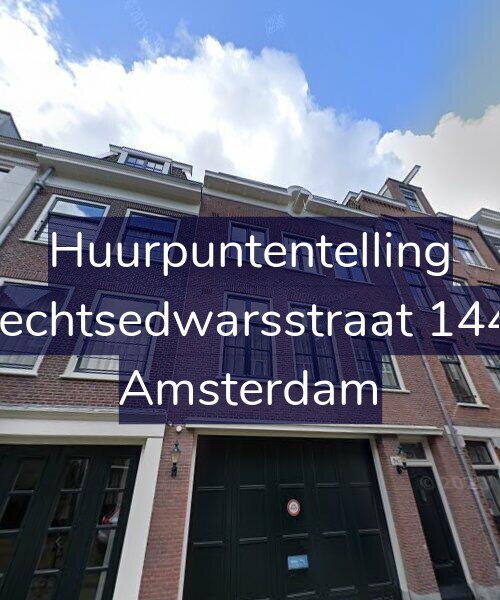 Foto gevel Huurpuntentelling voor Utrechtsedwarsstraat 144-A, Amsterdam