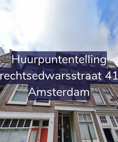 Foto gevel Huurpuntentelling voor Utrechtsedwarsstraat 41-2, Amsterdam