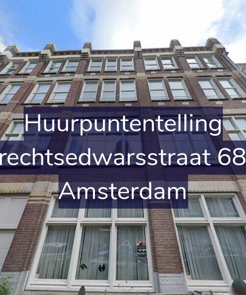 Foto gevel Huurpuntentelling voor Utrechtsedwarsstraat 68-A, Amsterdam