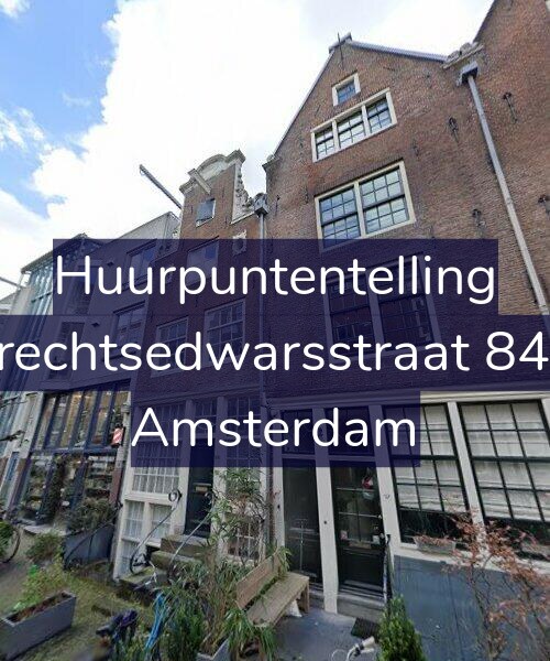 Foto gevel Huurpuntentelling voor Utrechtsedwarsstraat 84-H, Amsterdam
