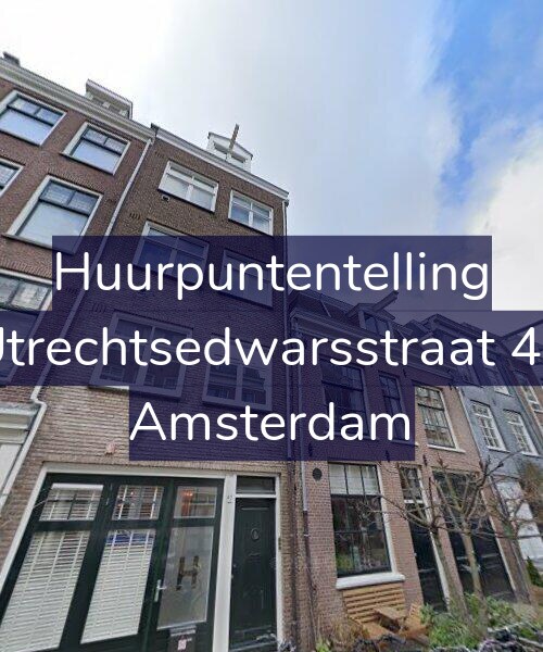 Foto gevel Huurpuntentelling voor Utrechtsedwarsstraat 47, Amsterdam