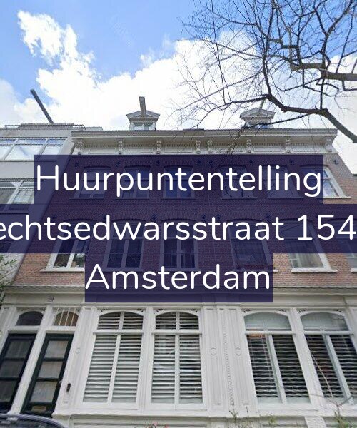 Foto gevel Huurpuntentelling voor Utrechtsedwarsstraat 154-2V, Amsterdam