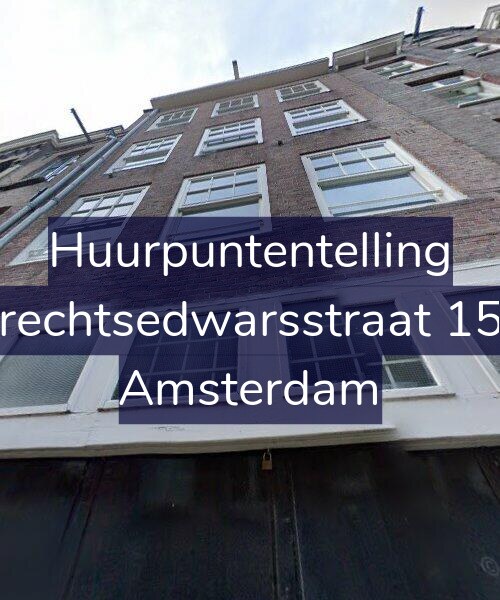 Foto gevel Huurpuntentelling voor Utrechtsedwarsstraat 15-3, Amsterdam
