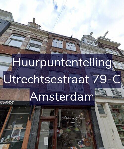 Foto gevel Huurpuntentelling voor Utrechtsestraat 79-C, Amsterdam