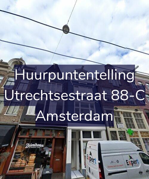 Foto gevel Huurpuntentelling voor Utrechtsestraat 88-C, Amsterdam