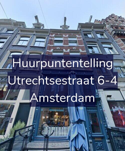 Foto gevel Huurpuntentelling voor Utrechtsestraat 6-4, Amsterdam