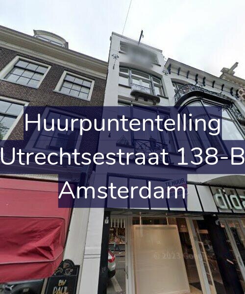 Foto gevel Huurpuntentelling voor Utrechtsestraat 138-B, Amsterdam