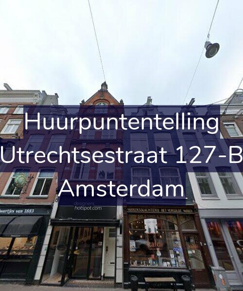 Foto gevel Huurpuntentelling voor Utrechtsestraat 127-B, Amsterdam