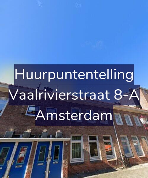 Foto gevel Huurpuntentelling voor Vaalrivierstraat 8-A, Amsterdam