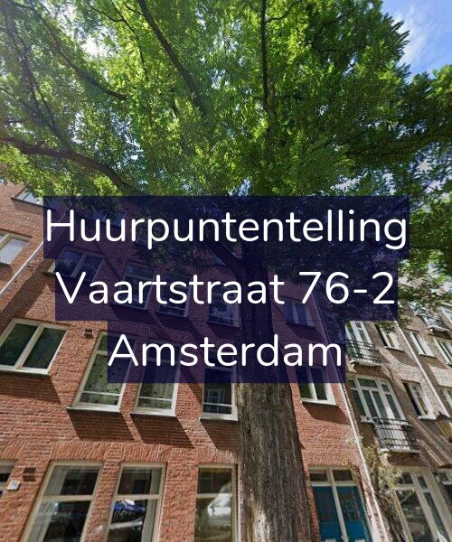 Foto gevel Huurpuntentelling voor Vaartstraat 76-2, Amsterdam