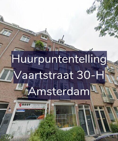 Foto gevel Huurpuntentelling voor Vaartstraat 30-H, Amsterdam