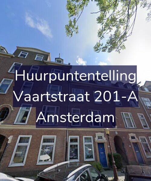 Foto gevel Huurpuntentelling voor Vaartstraat 201-A, Amsterdam