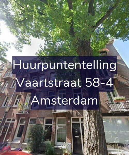 Foto gevel Huurpuntentelling voor Vaartstraat 58-4, Amsterdam