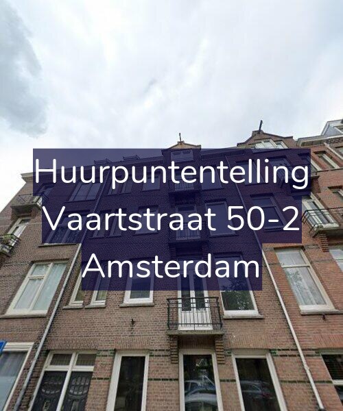 Foto gevel Huurpuntentelling voor Vaartstraat 50-2, Amsterdam